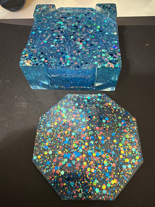 Epoxy coasters