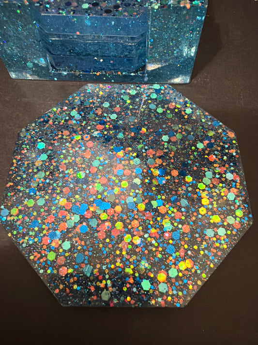 Epoxy coasters