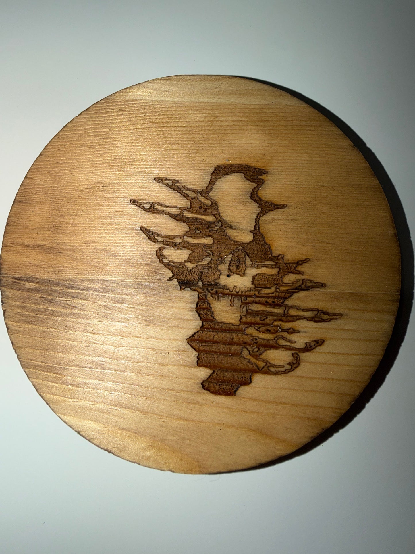 Circular skull coaster