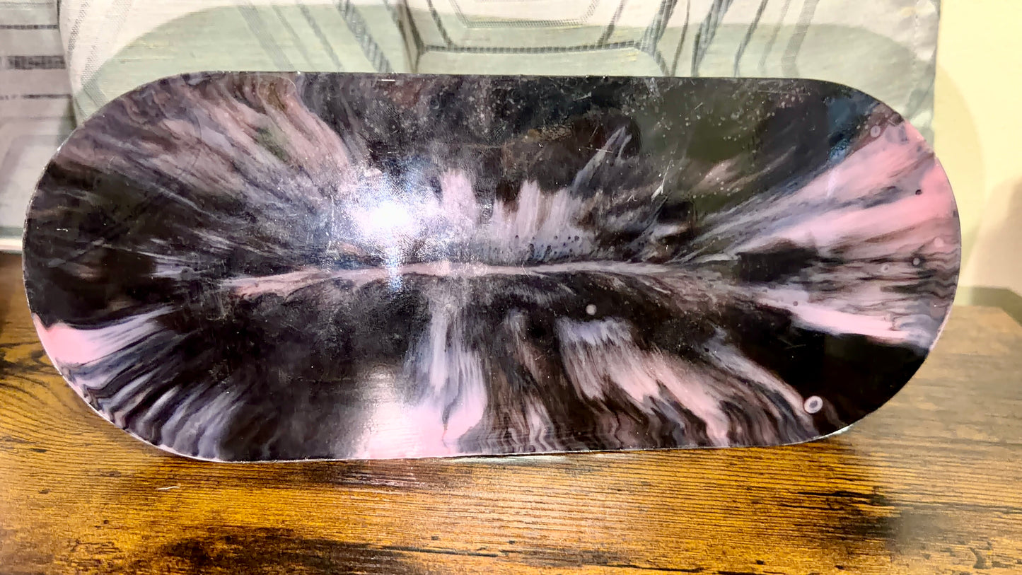Large size pink panther cigar/candle tray